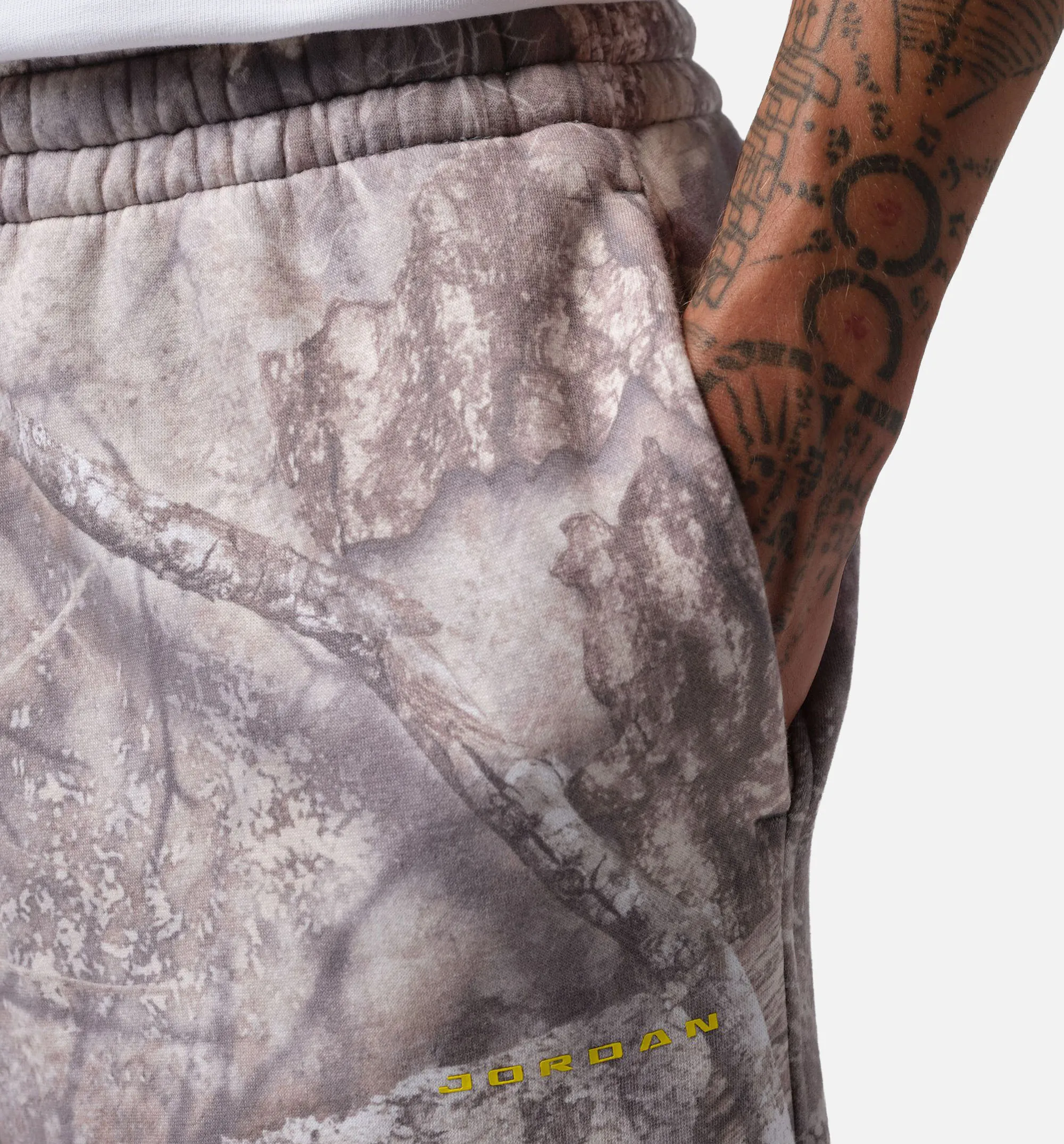 Brooklyn RealTree Open Hem Mens Pants - White/Bright Citron sold by Nice Kicks Retail product image thumbnail 3