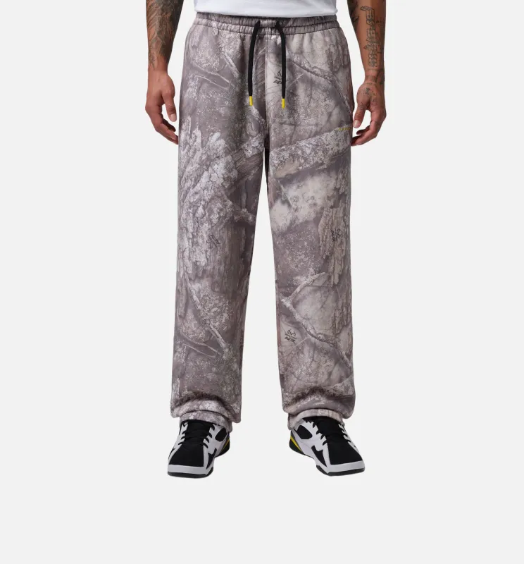 Brooklyn RealTree Open Hem Mens Pants - White/Bright Citron made by Jordan