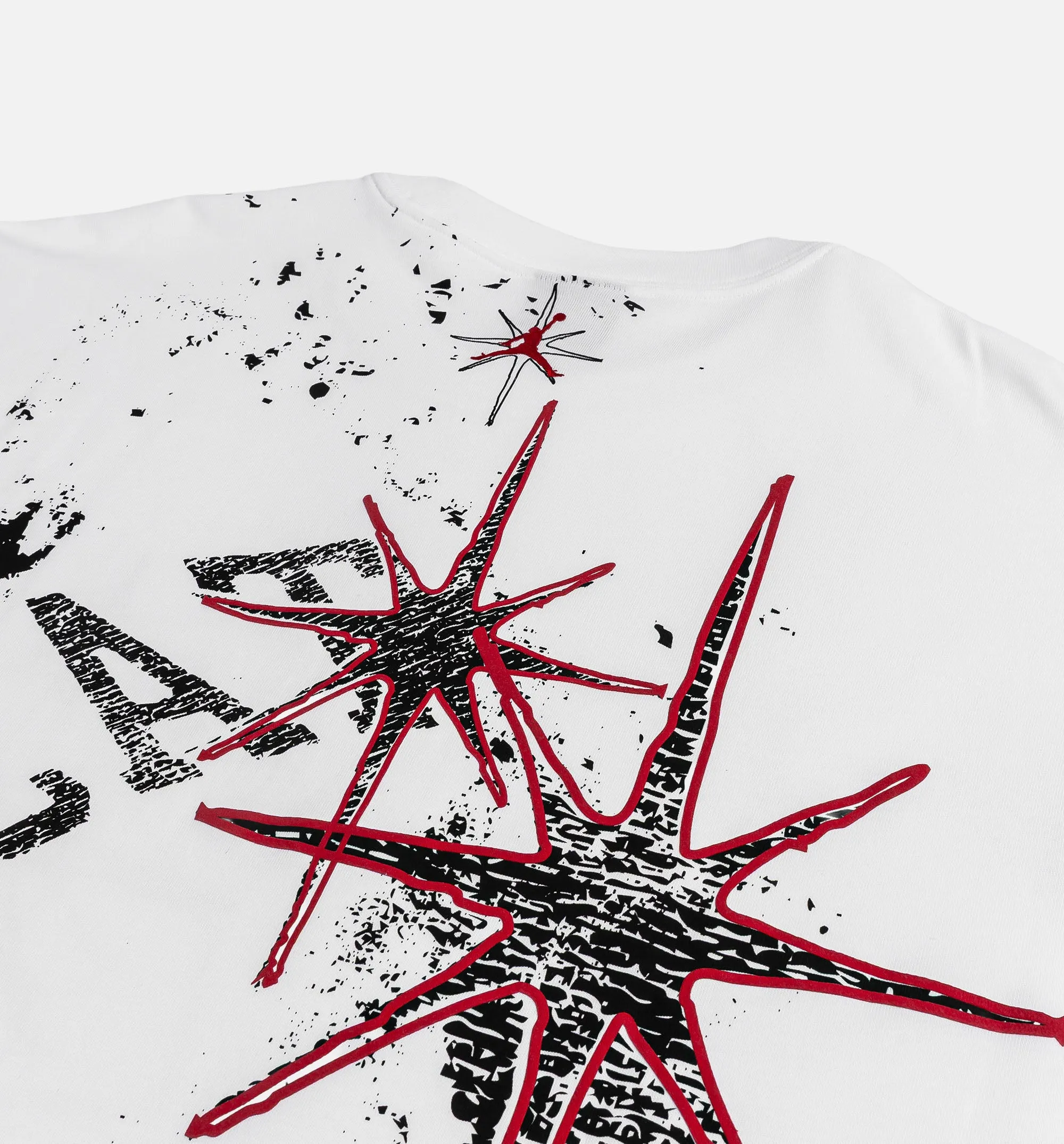 Black Cat Star Mens Short Sleeve Shirt - White sold by Nice Kicks Retail product image thumbnail 2