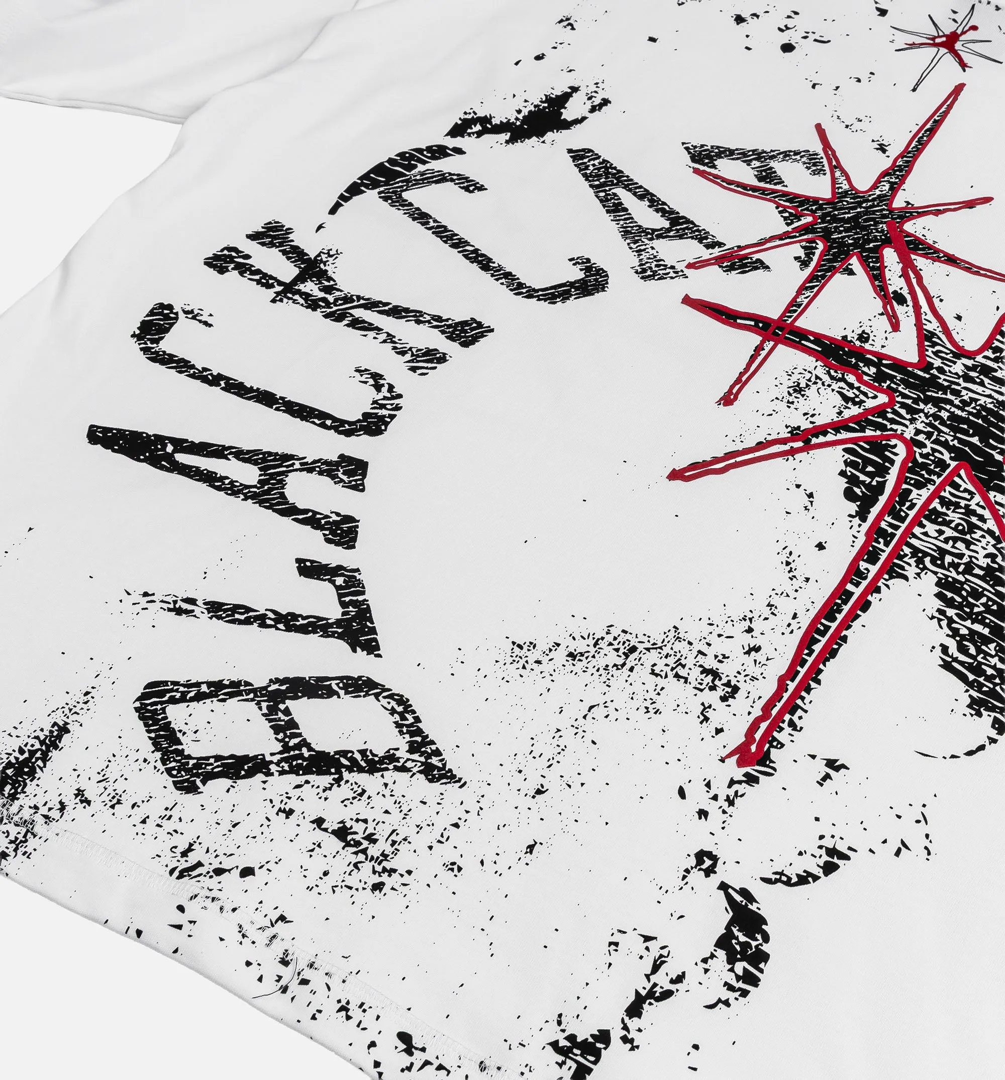 Black Cat Star Mens Short Sleeve Shirt - White sold by Nice Kicks Retail product image thumbnail 3