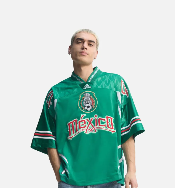 Bringback Remixed Mexico Mens Jersey - Bold Green/White/Better Scarlet made by Adidas
