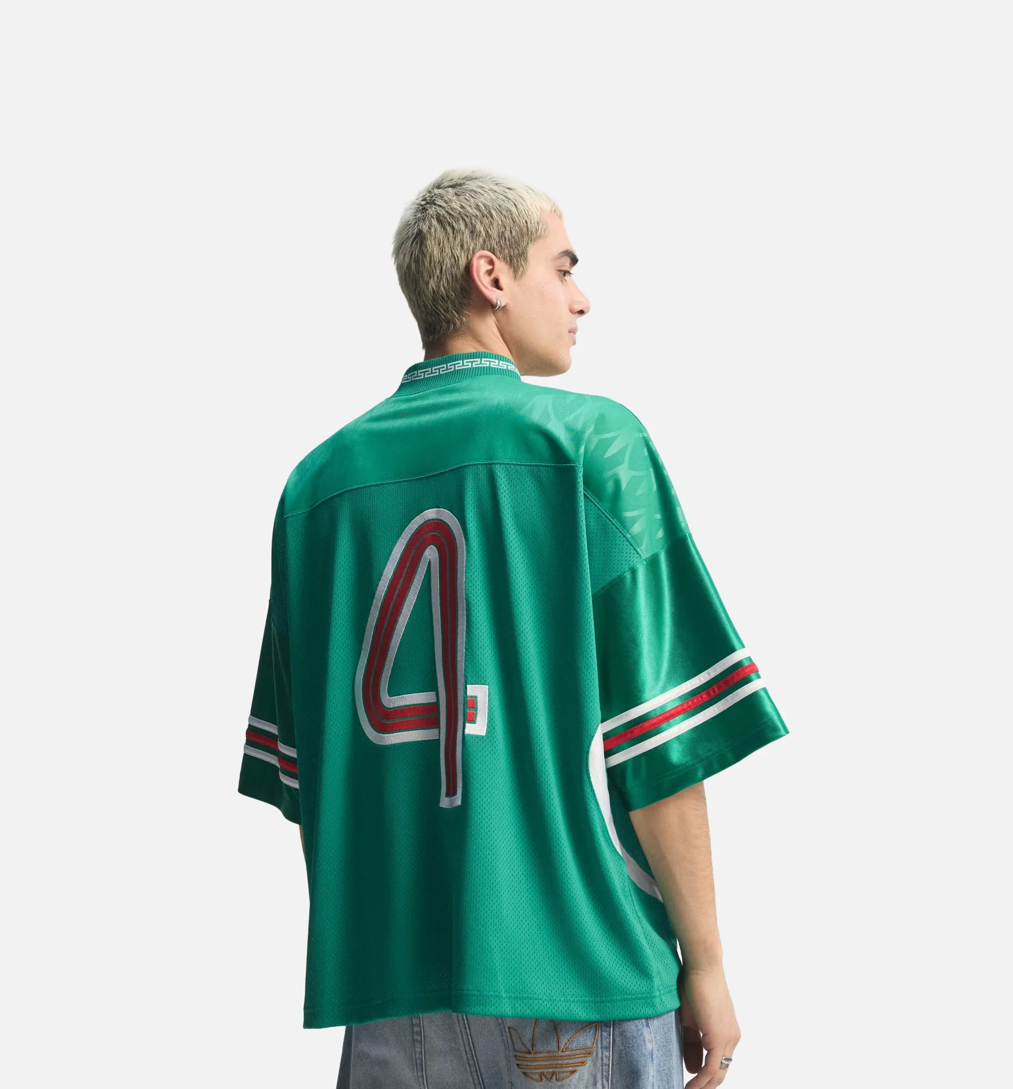 Bringback Remixed Mexico Mens Jersey - Bold Green/White/Better Scarlet sold by Nice Kicks Retail product image thumbnail 2