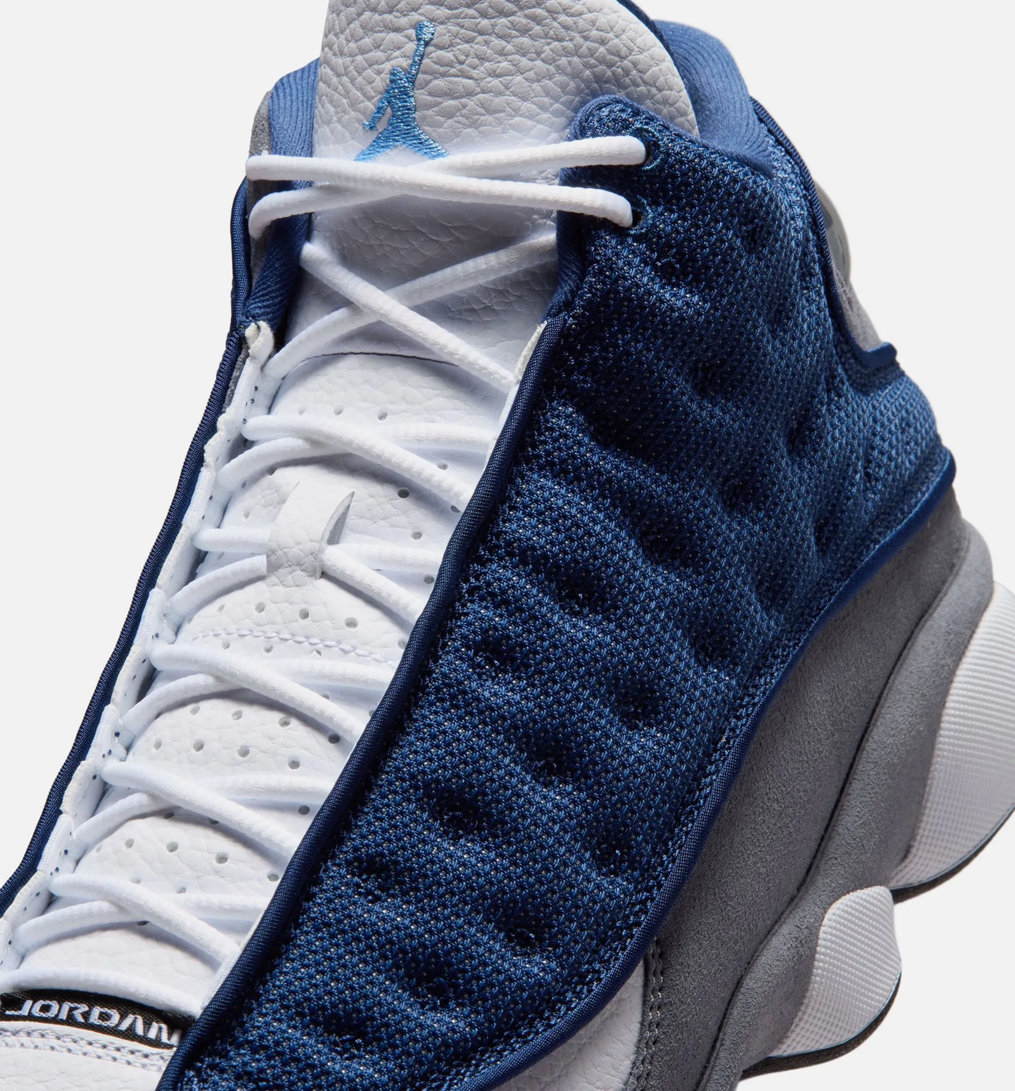 Air Jordan 13 Retro Navy And Flint Grey Mens Lifestyle Shoe - Navy/University Blue/Flint Grey/White Free Shipping sold by Nice Kicks Retail product image thumbnail 3