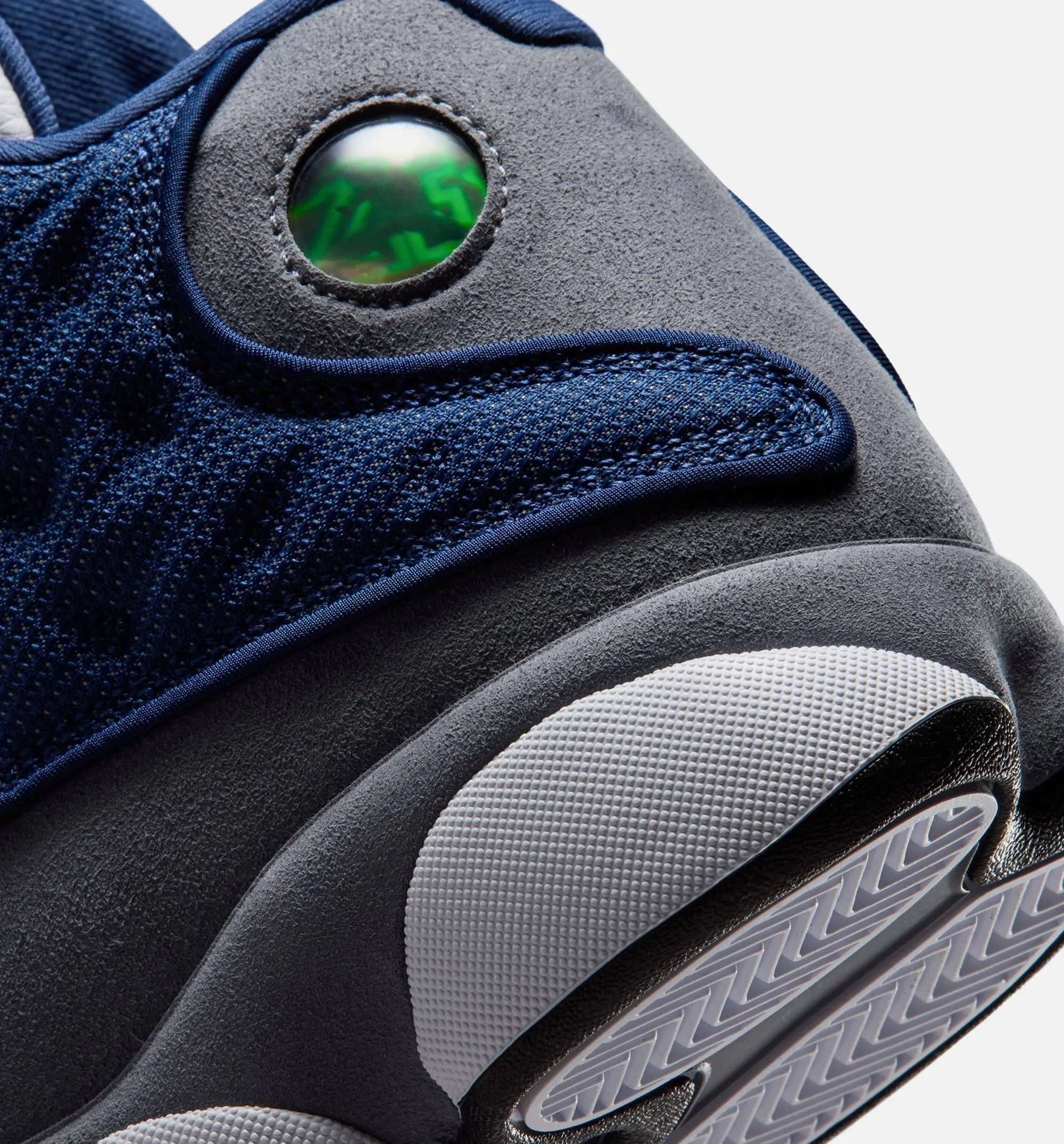 Air Jordan 13 Retro Navy And Flint Grey Mens Lifestyle Shoe - Navy/University Blue/Flint Grey/White Free Shipping sold by Nice Kicks Retail product image thumbnail 4