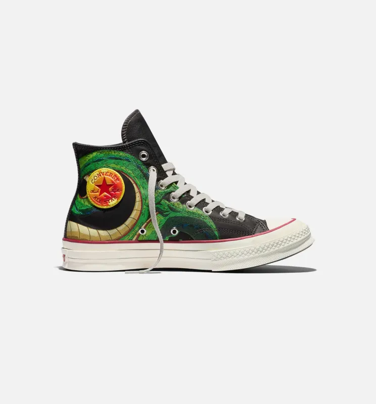 Chuck 70 x Dragon Ball Z Shenron Mens Lifestyle Shoe - Black/Cyber Yellow made by Converse