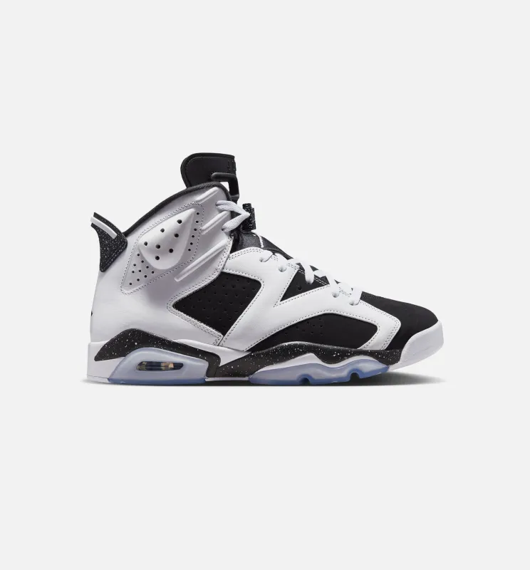 Air Jordan 6 Retro Black And White Mens Lifestyle Shoe - Black/White Free Shipping made by Jordan