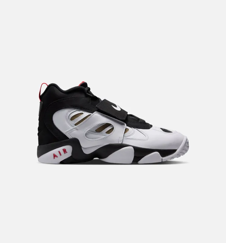 Air Diamond Turf II Mens Lifestyle Shoe - Black/White/Fire Red/Metallic Gold made by Nike