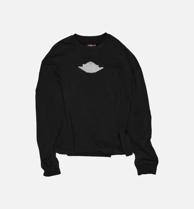Air Jordan Neighborhood Black Cat Mens Long Sleeve Shirt - Black/White made by Jordan