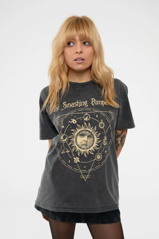 The Smashing Pumpkins Celestial Sun Limited Edition 999 Only Premium Wash T Shirt sold by Paradiso Clothing