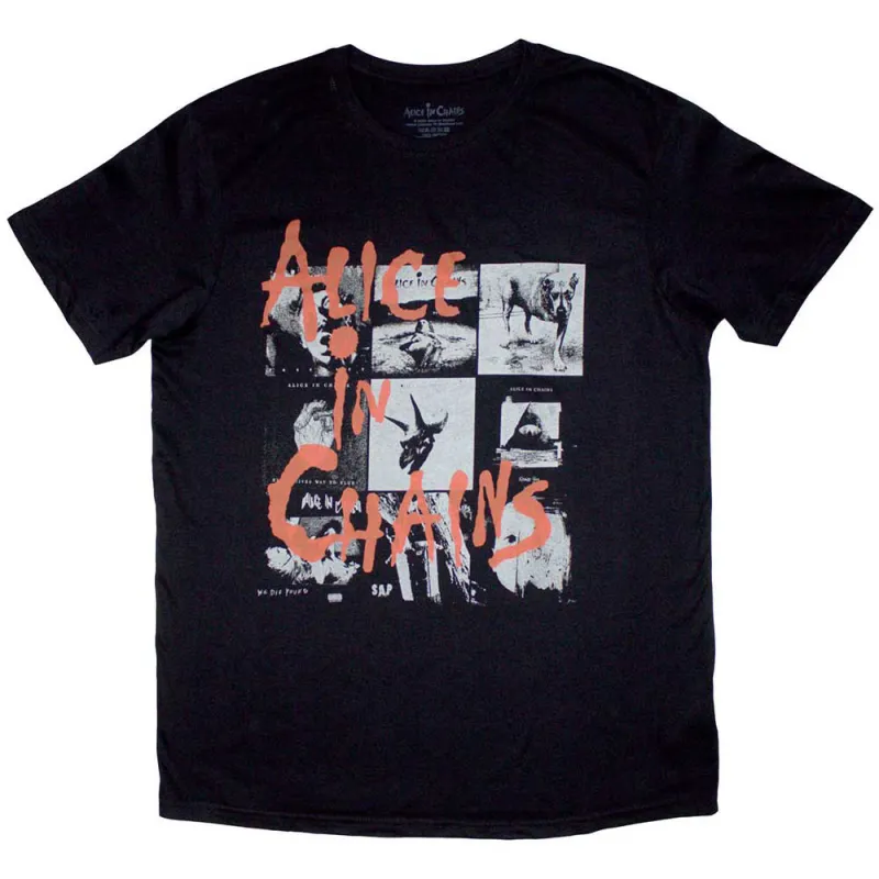 Alice In Chains Albums Montage T Shirt sold by Paradiso Clothing