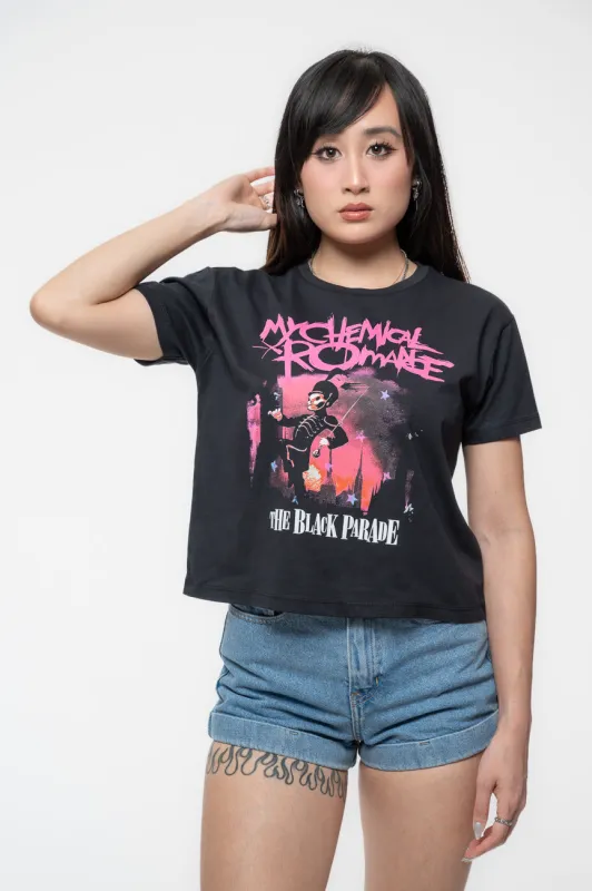 My Chemical Romance Black Parade March Crop Top sold by Paradiso Clothing