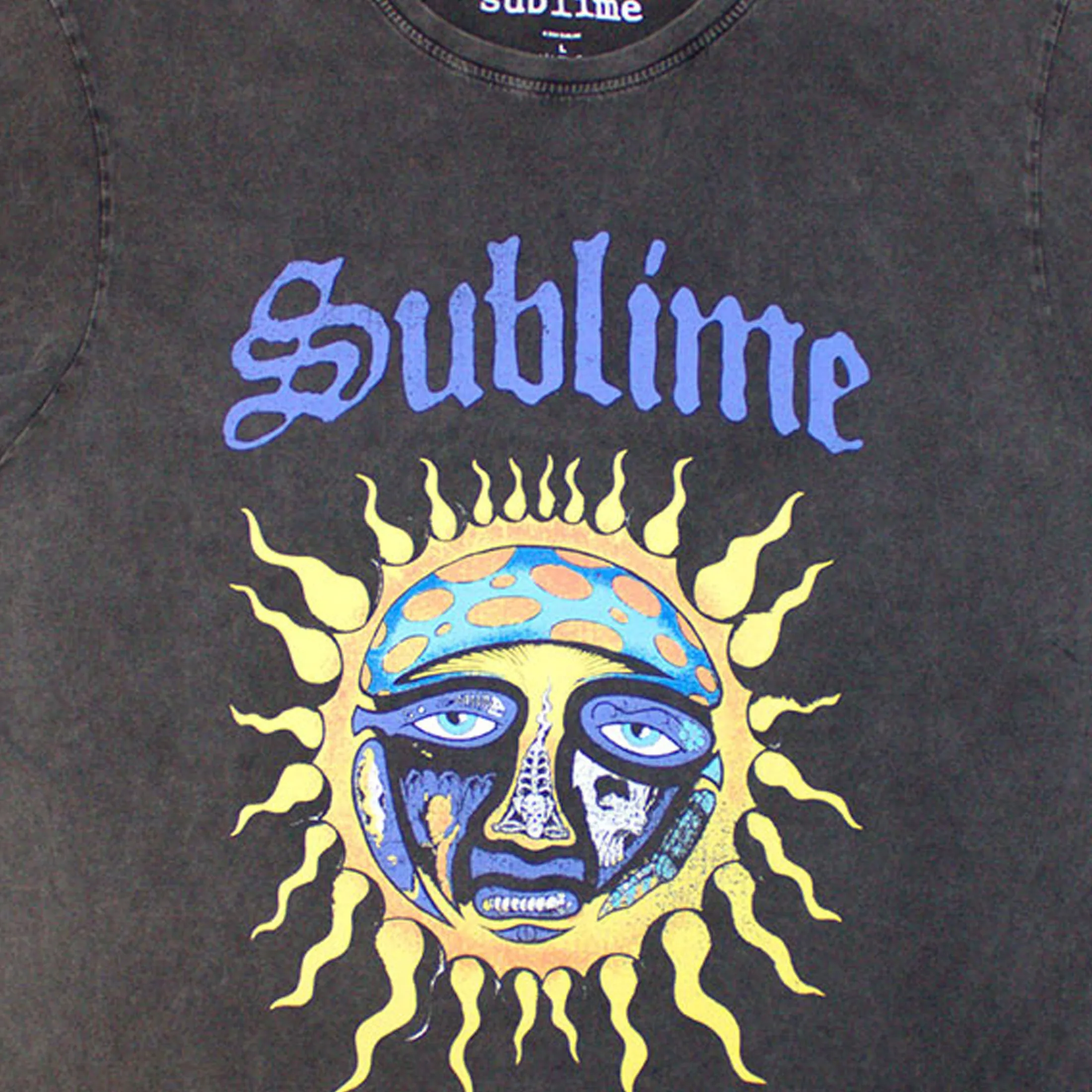 Sublime Sun Band Logo Stone Wash T Shirt sold by Paradiso Clothing product image thumbnail 2