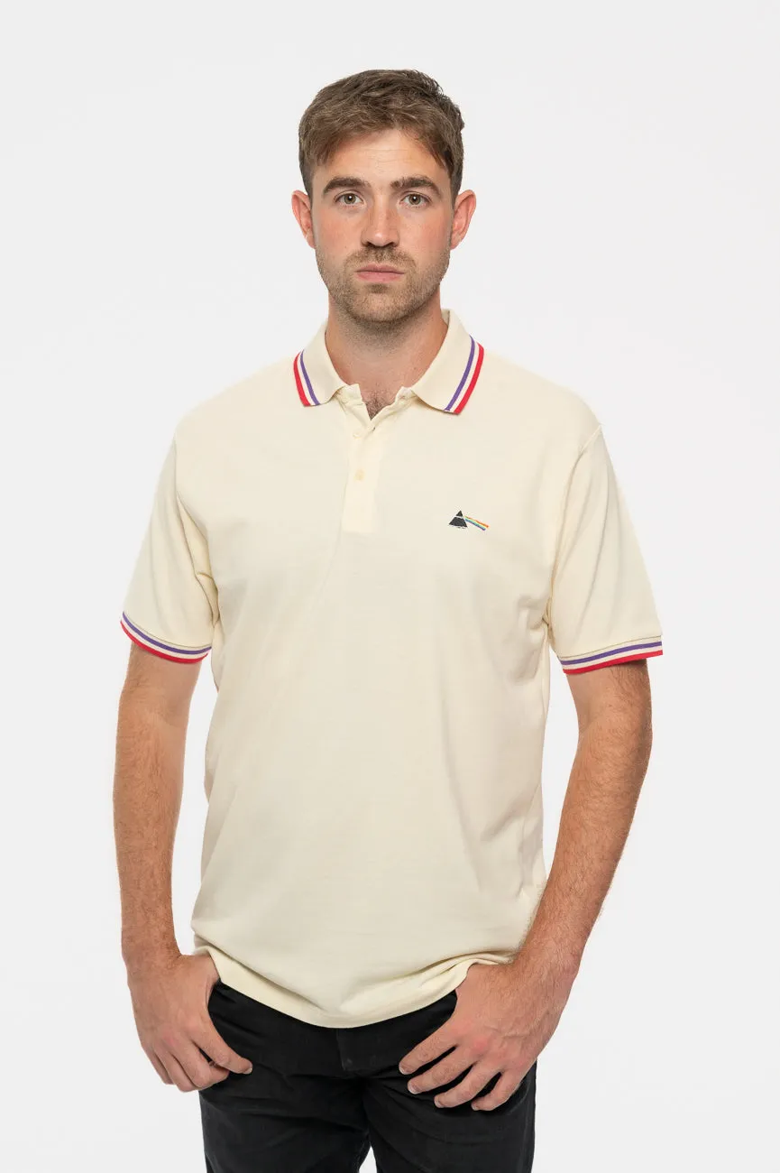 Pink Floyd Dark Side of the Moon Prism Polo Shirt sold by Paradiso Clothing