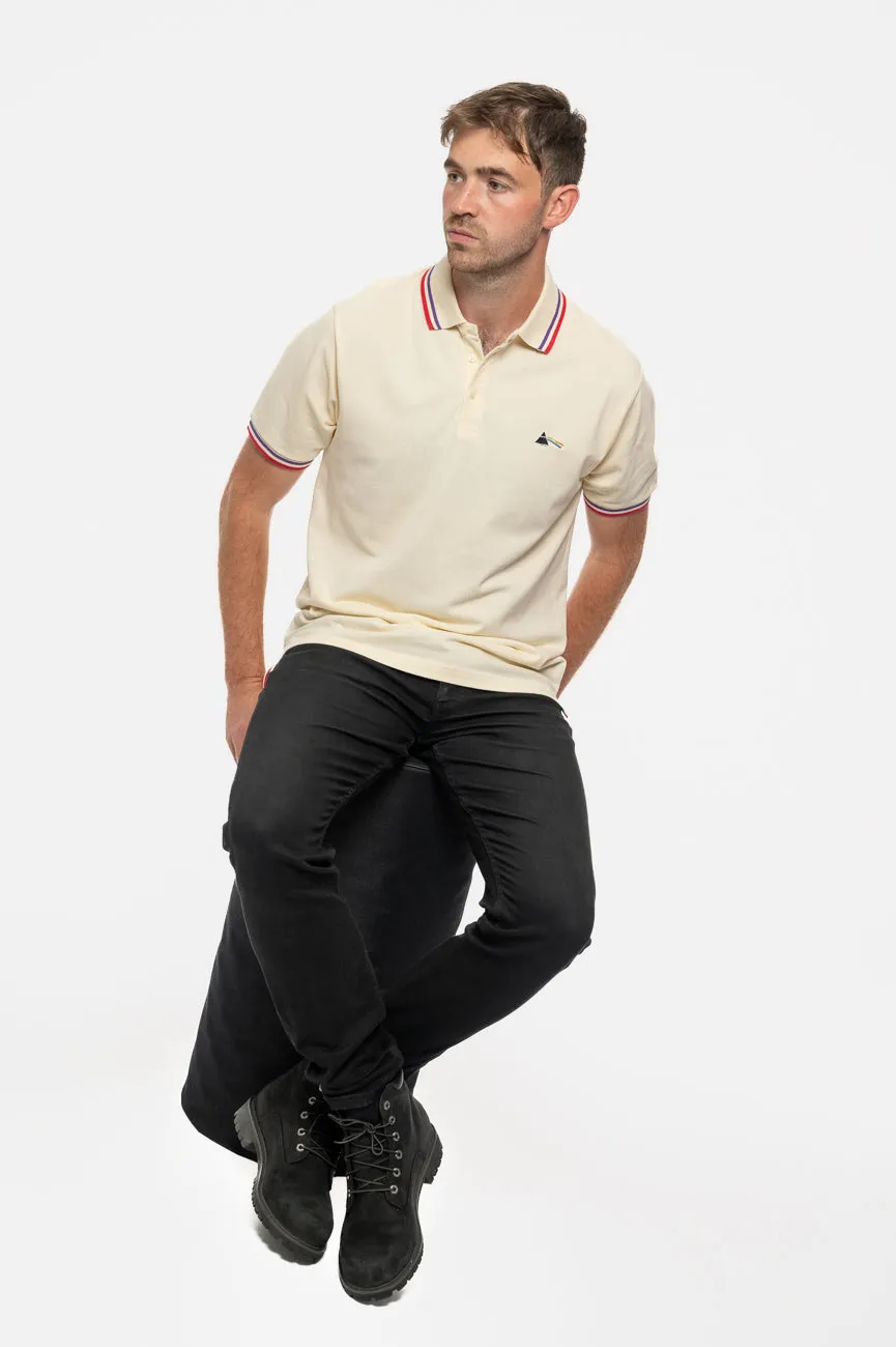 Pink Floyd Dark Side of the Moon Prism Polo Shirt sold by Paradiso Clothing product image thumbnail 5