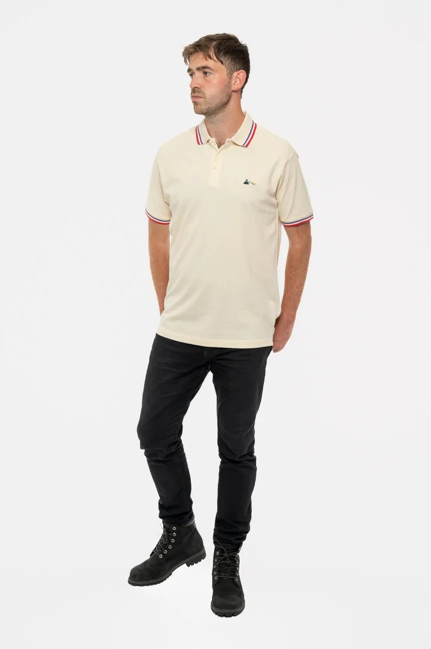 Pink Floyd Dark Side of the Moon Prism Polo Shirt sold by Paradiso Clothing product image thumbnail 2