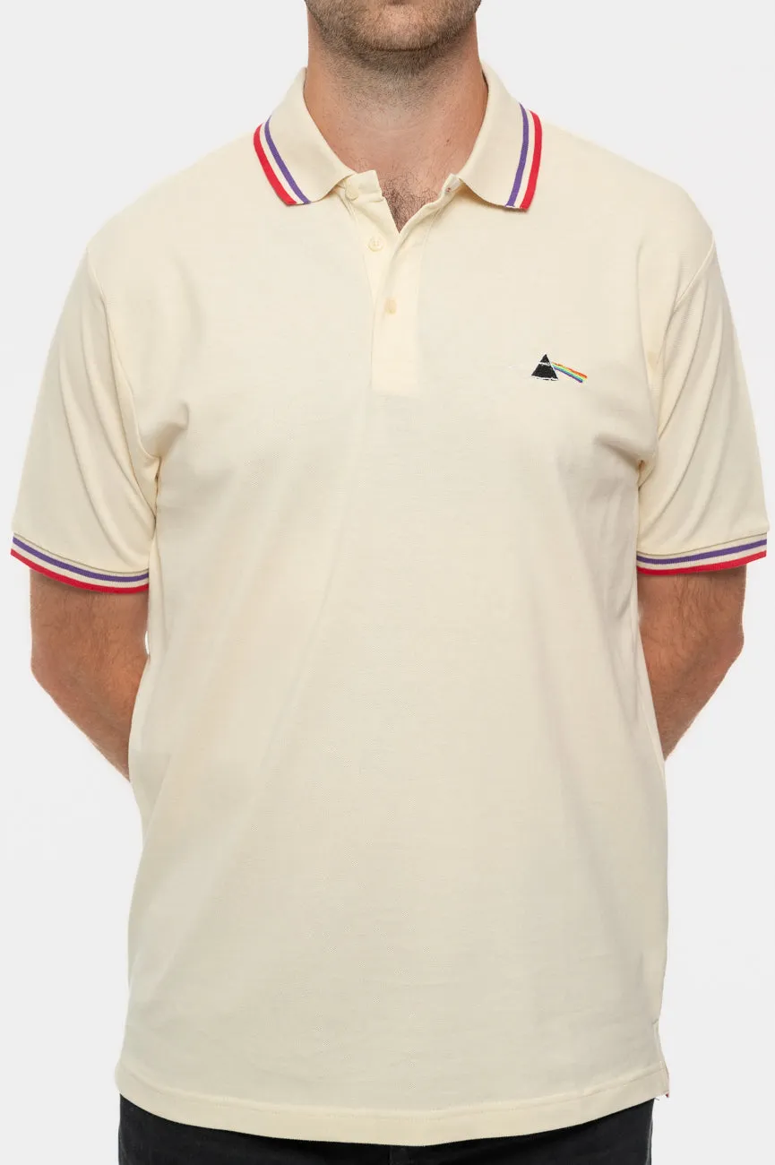 Pink Floyd Dark Side of the Moon Prism Polo Shirt sold by Paradiso Clothing product image thumbnail 3