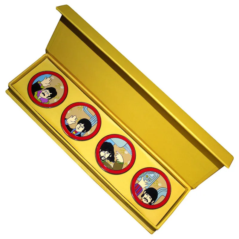 The Beatles Yellow Submarine Portholes Boxed Pin Badge Set sold by Paradiso Clothing