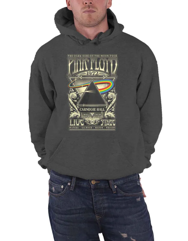 Pink Floyd Carnegie Hall Poster Hoodie sold by Paradiso Clothing