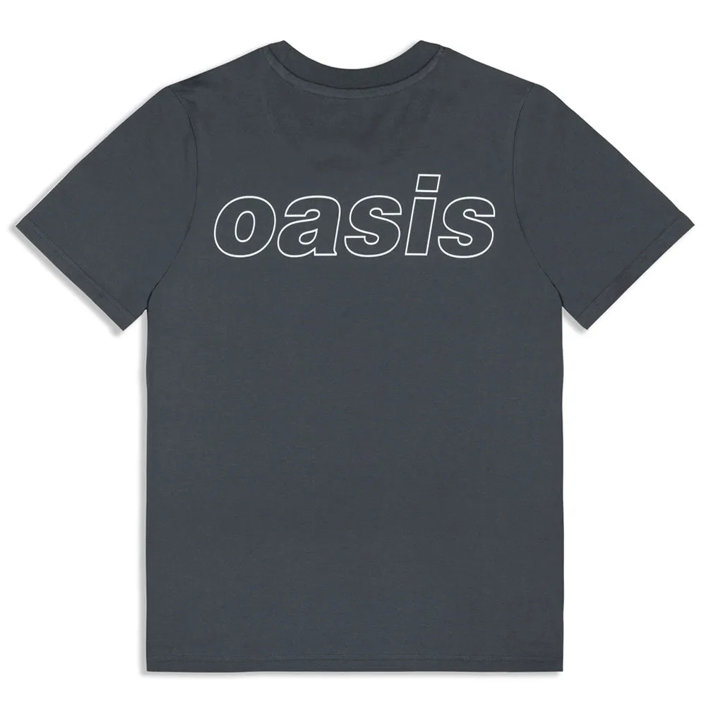 Oasis Detroit Bus Photo Faded Black T Shirt sold by Paradiso Clothing product image thumbnail 2