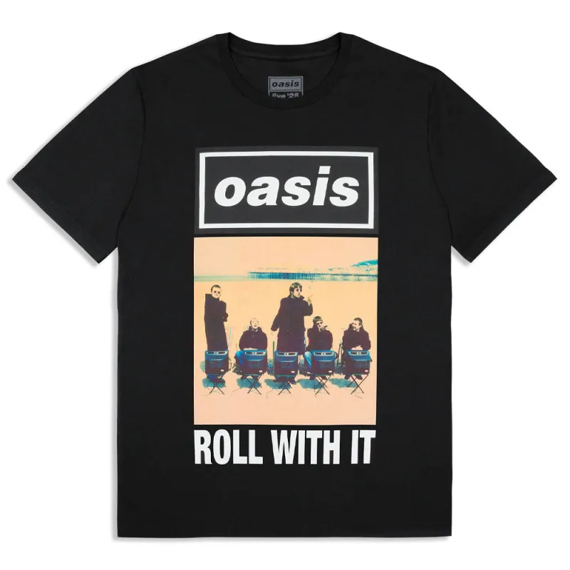 Oasis Roll With It Single Cover T Shirt sold by Paradiso Clothing