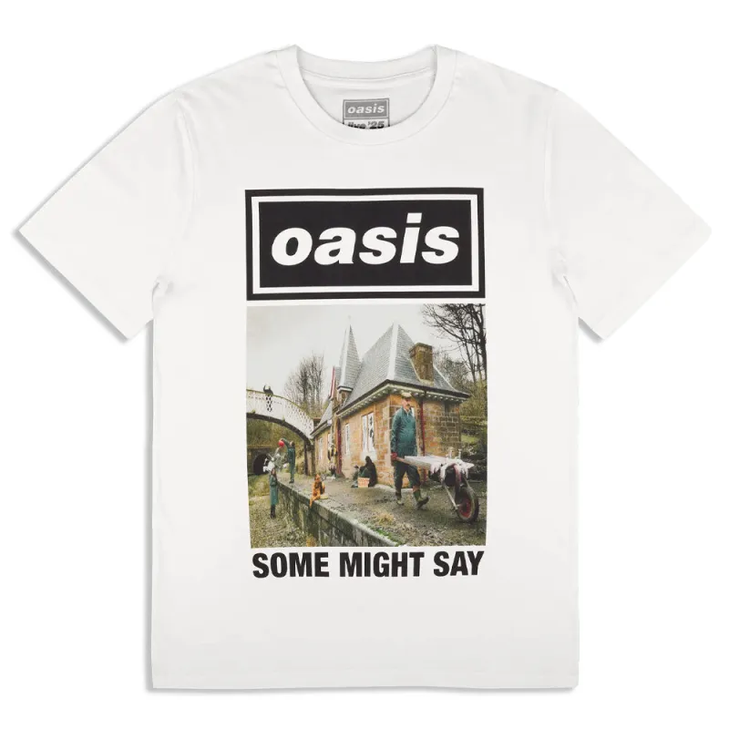 Oasis Some Might Say Single Cover T Shirt sold by Paradiso Clothing