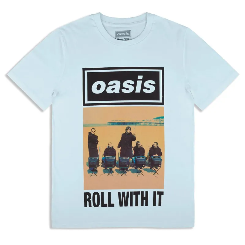 Oasis Roll With It Single Cover T Shirt sold by Paradiso Clothing