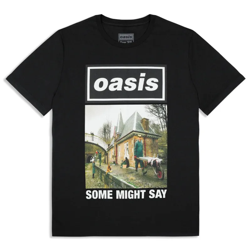 Oasis Some Might Say Single Cover T Shirt sold by Paradiso Clothing