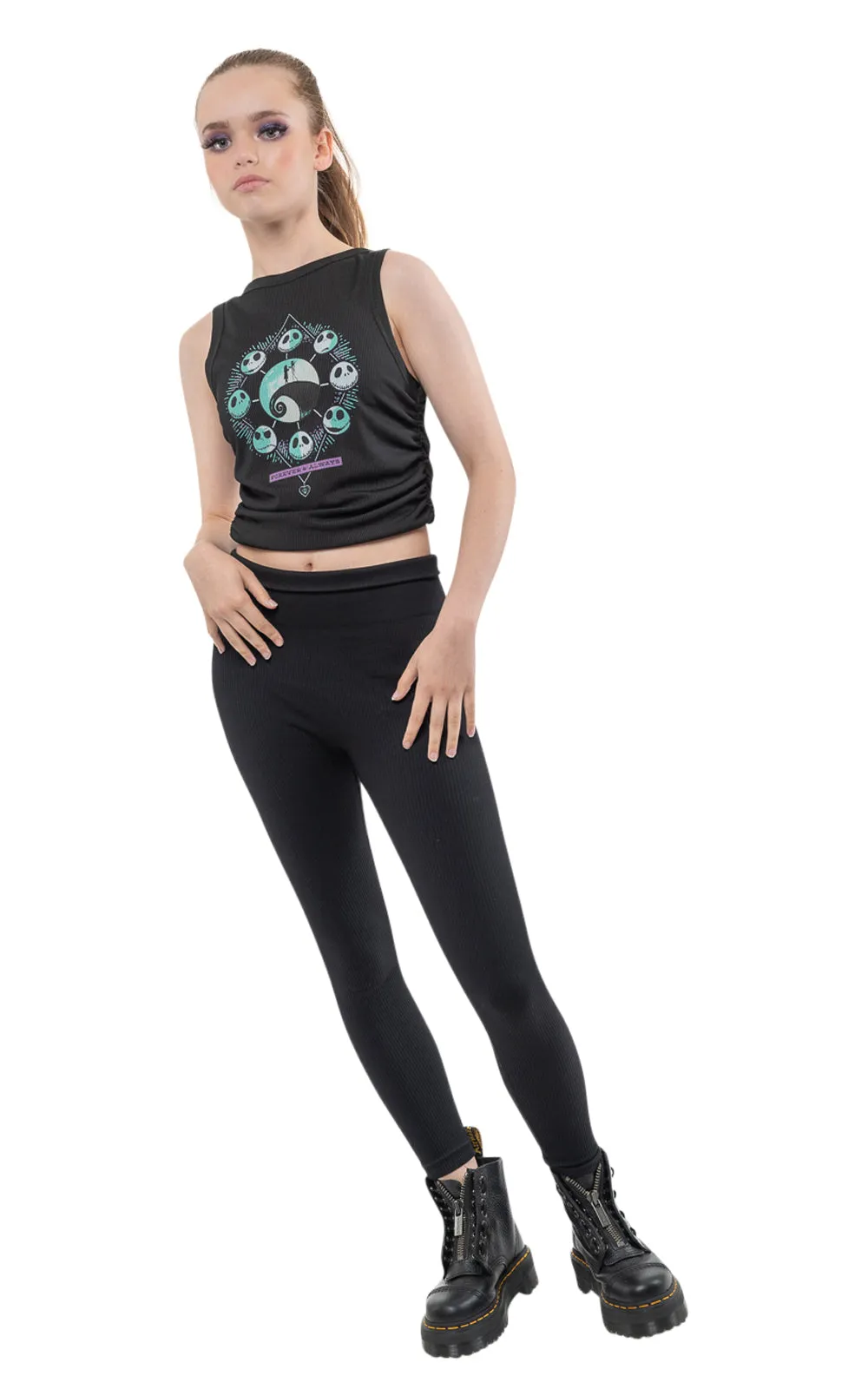 Nightmare Before Christmas Vest Mystic Nights Halloween Girls Womens Black sold by Paradiso Clothing product image thumbnail 2