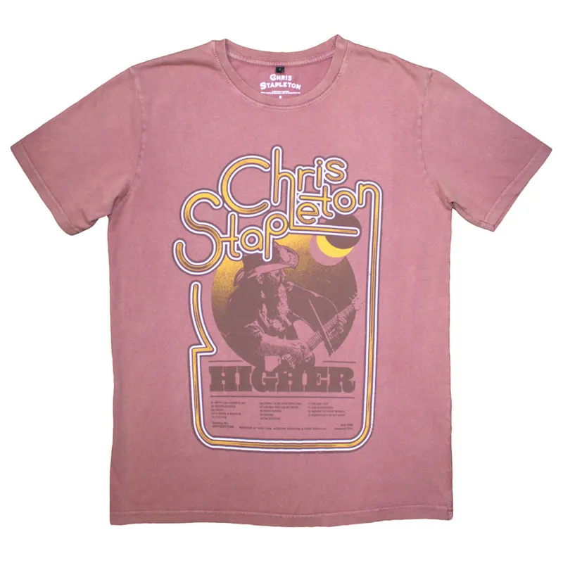 Chris Stapleton Higher Stone Wash T Shirt sold by Paradiso Clothing