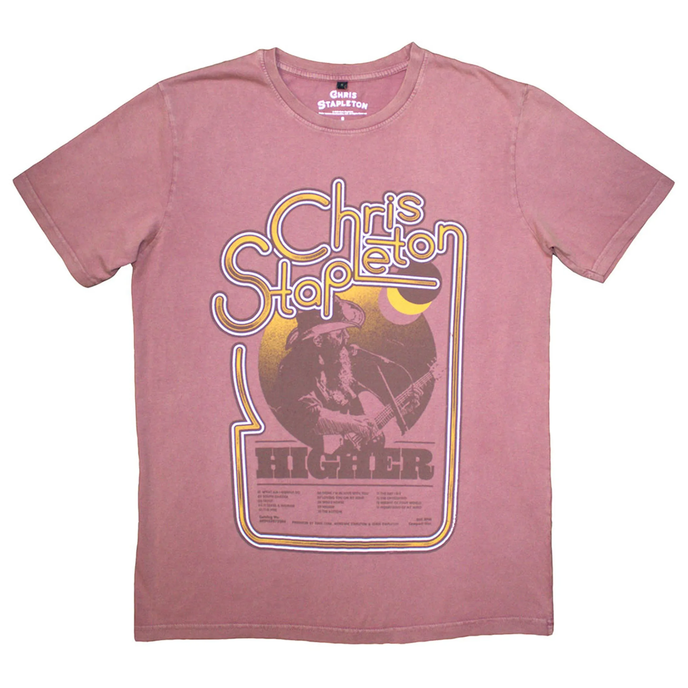 Chris Stapleton Higher Stone Wash T Shirt sold by Paradiso Clothing