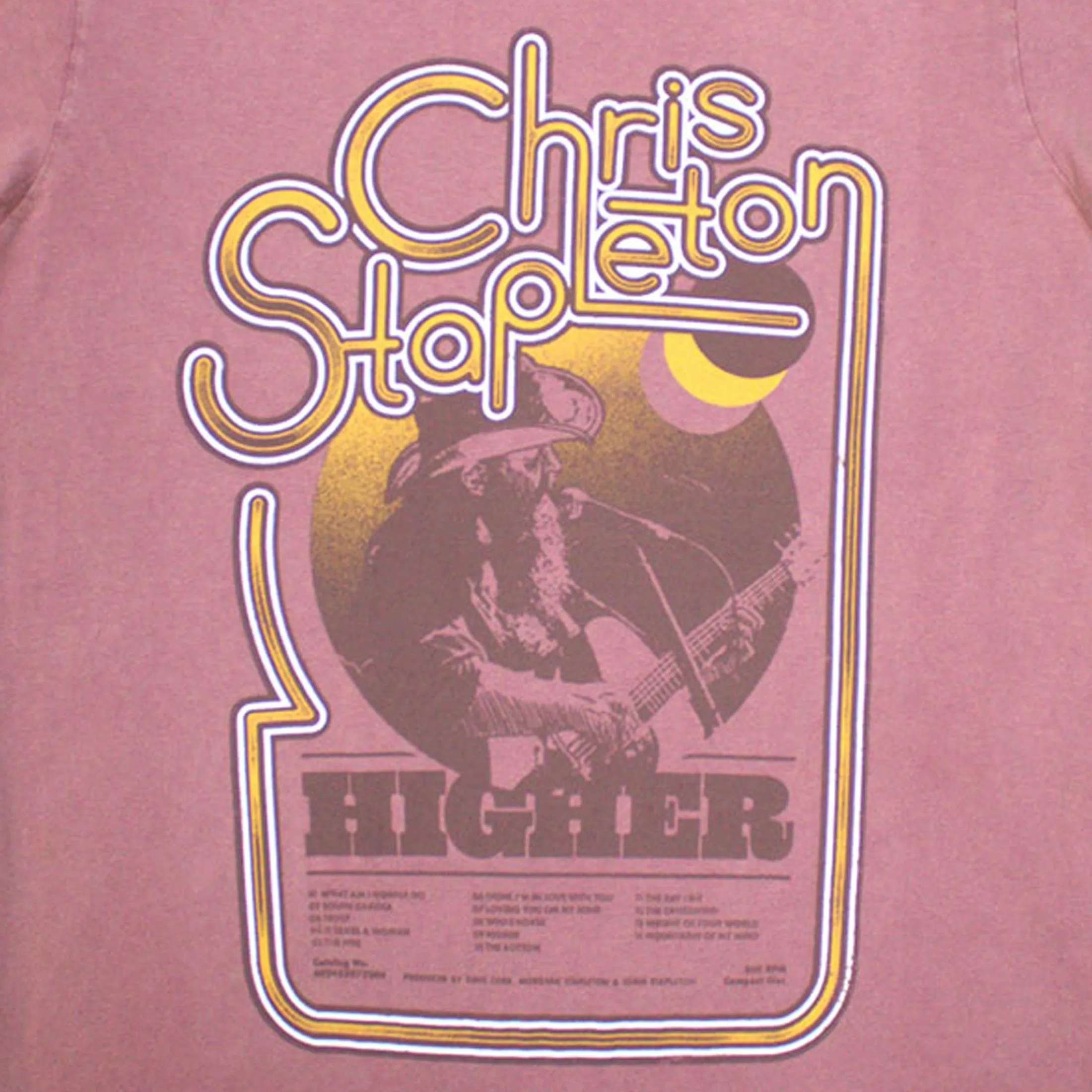 Chris Stapleton Higher Stone Wash T Shirt sold by Paradiso Clothing product image thumbnail 2