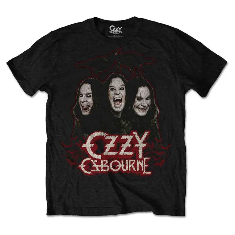 Ozzy Osbourne Crows And Bars T Shirt sold by Paradiso Clothing