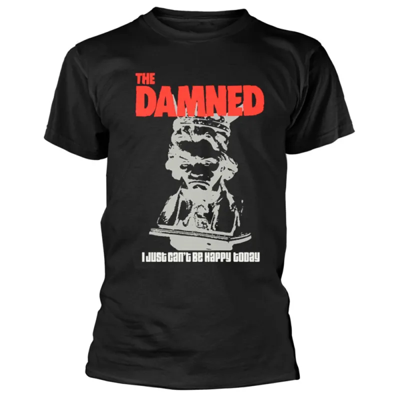 The Damned I Cant Just Be Happy T Shirt made by Paradiso Clothing