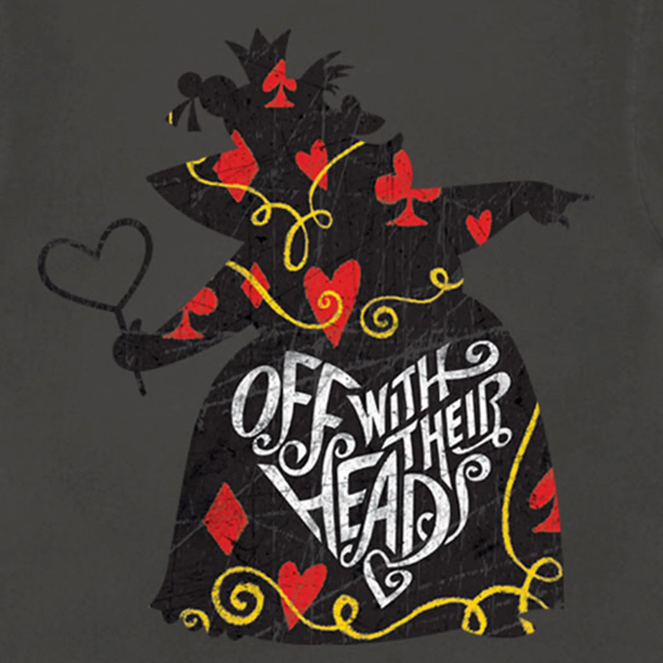 Alice In Wonderland Off With Their Heads T Shirt sold by Paradiso Clothing product image thumbnail 2