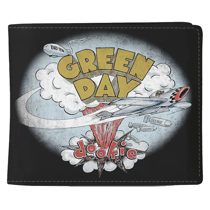 Green Day Dookie Bifold Wallet sold by Paradiso Clothing