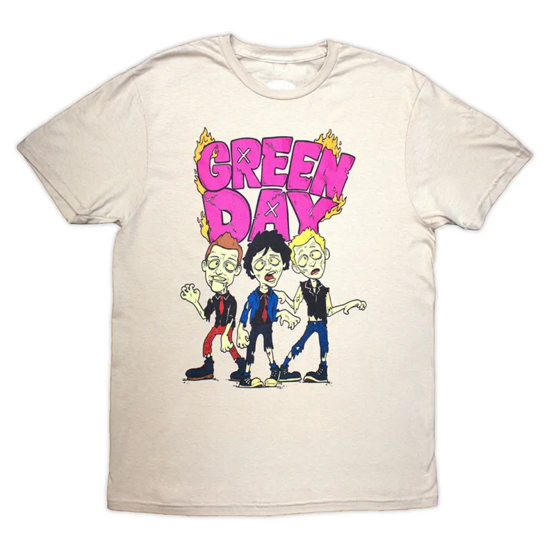 Green Day Walking Zombies T Shirt made by Green Day