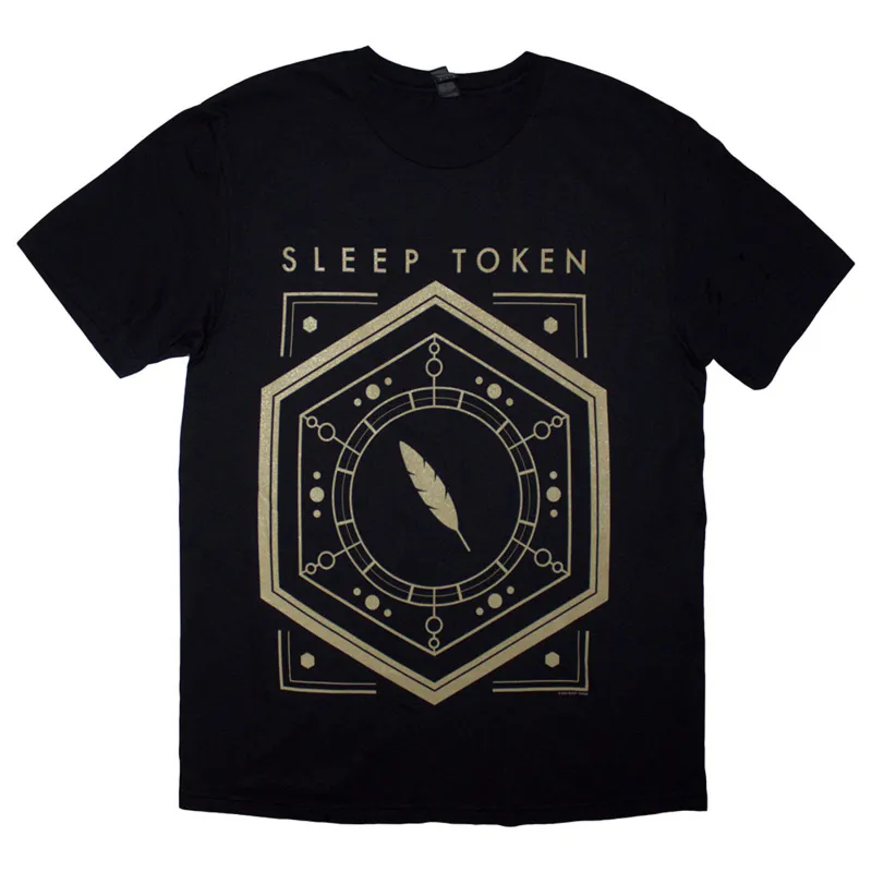 Sleep Token Emergence Feathered Host T Shirt made by Paradiso Clothing