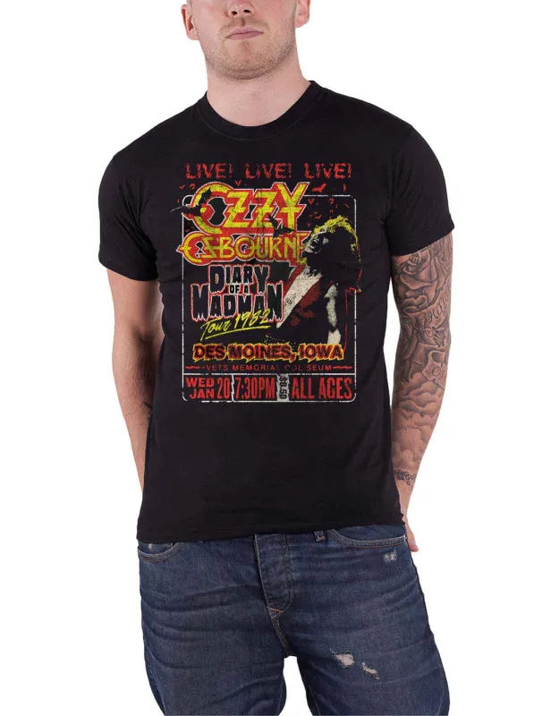 Ozzy Osbourne Diary of a Madman Tour 1982 T Shirt sold by Paradiso Clothing