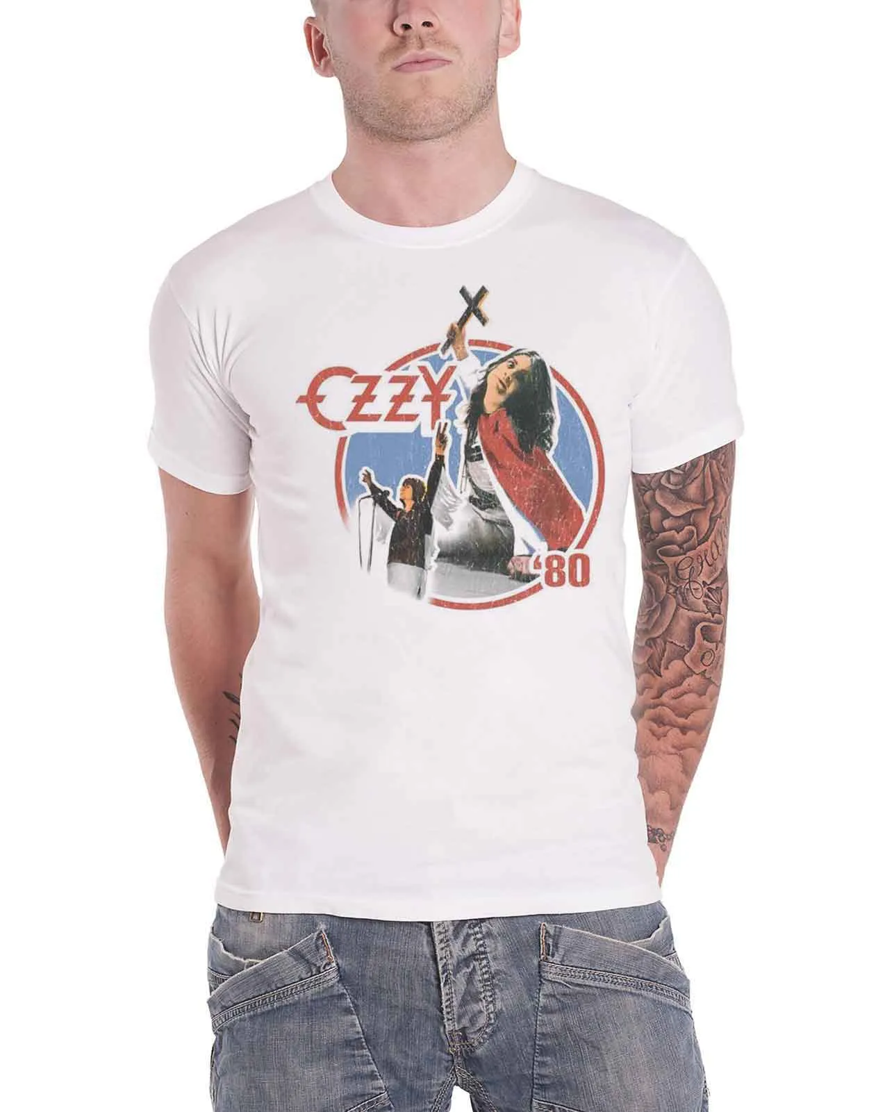 Ozzy Osbourne Blizzard of Ozz 80's T Shirt sold by Paradiso Clothing