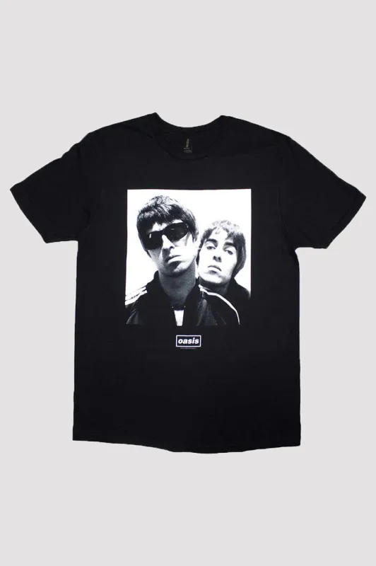 Oasis Noel & Liam Square Photo T Shirt sold by Paradiso Clothing