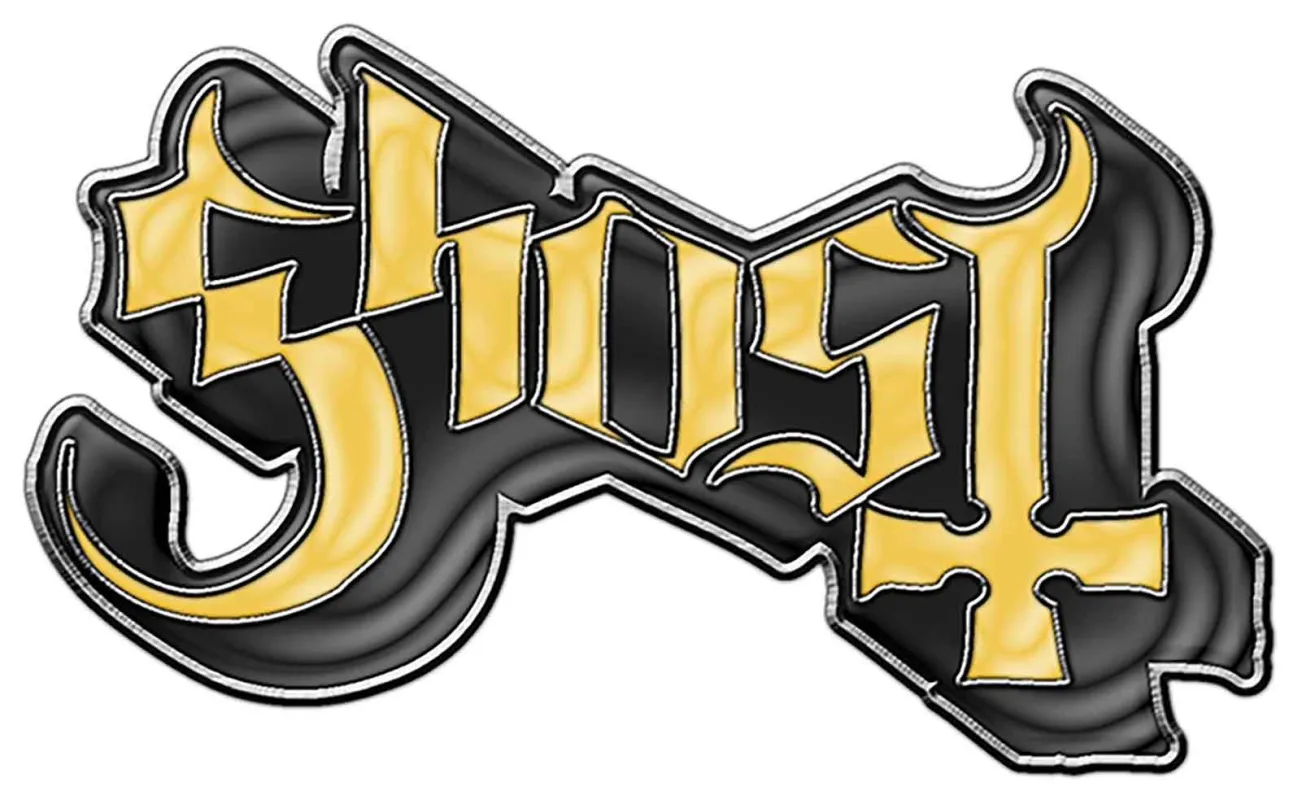 Ghost Band Logo Pin Badge sold by Paradiso Clothing