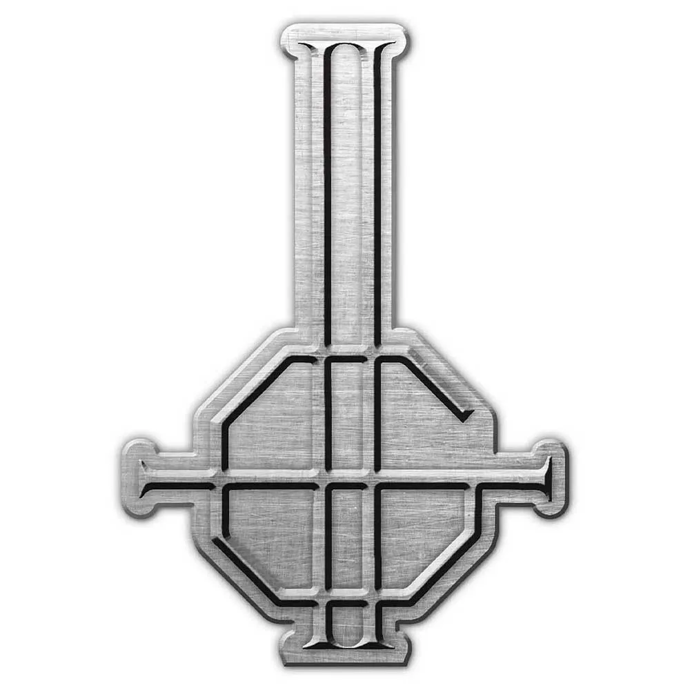 Ghost Grucifix Pin Badge sold by Paradiso Clothing