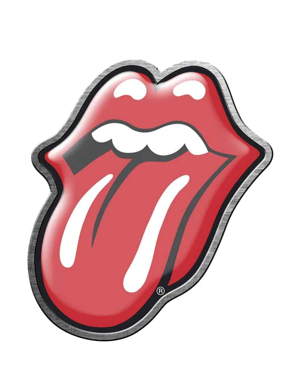The Rolling Stones Classic Tongue Band Logo Pin Badge sold by Paradiso Clothing