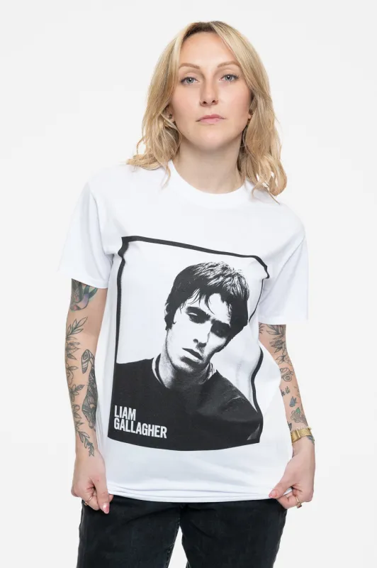 Liam Gallagher Framed Photo T Shirt made by Paradiso Clothing