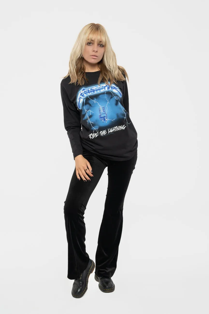 Metallica Ride The Lightning Long Sleeve T Shirt sold by Paradiso Clothing product image thumbnail 2