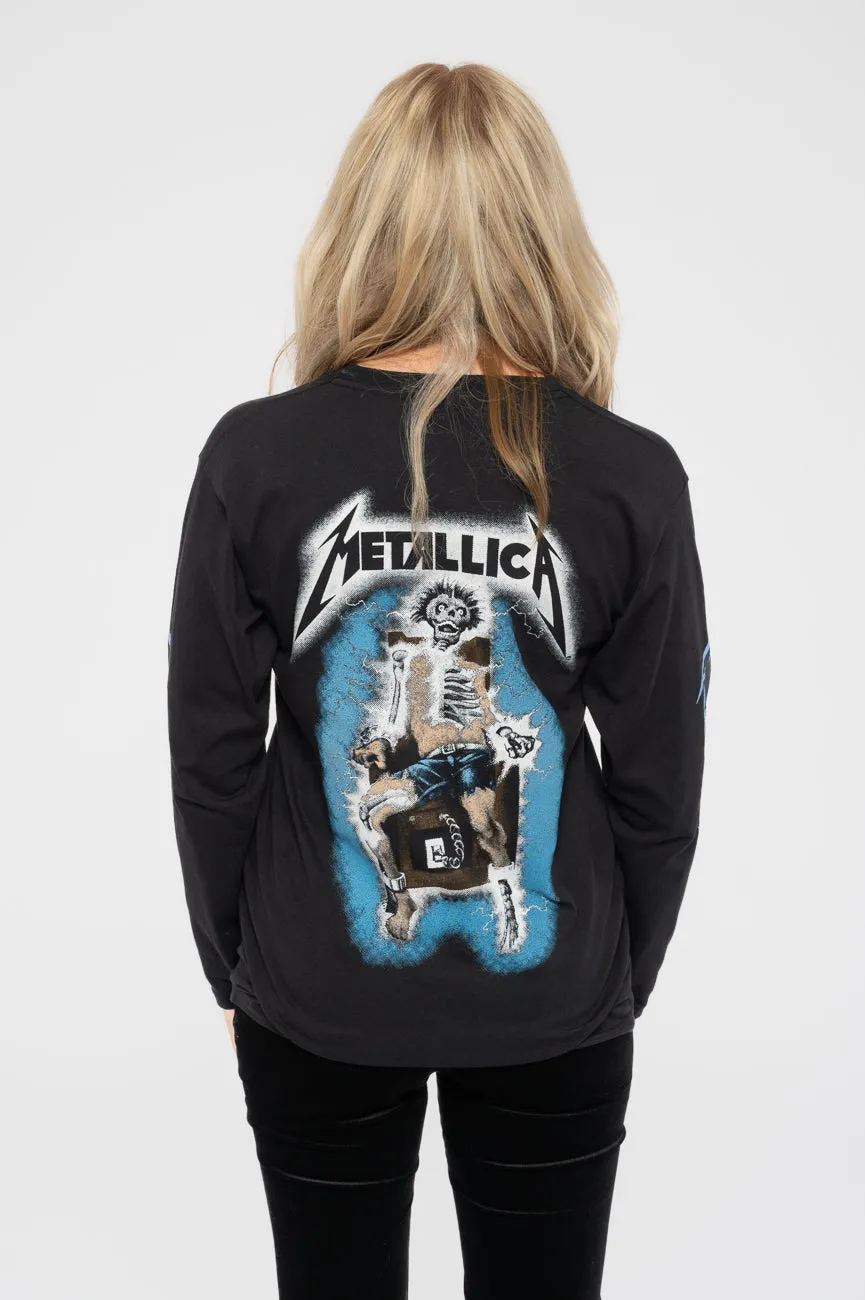Metallica Ride The Lightning Long Sleeve T Shirt sold by Paradiso Clothing product image thumbnail 4