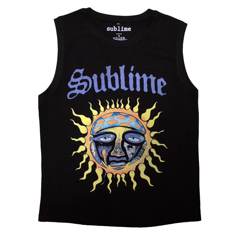 Sublime Sun Band Logo Tank Top made by Sublime