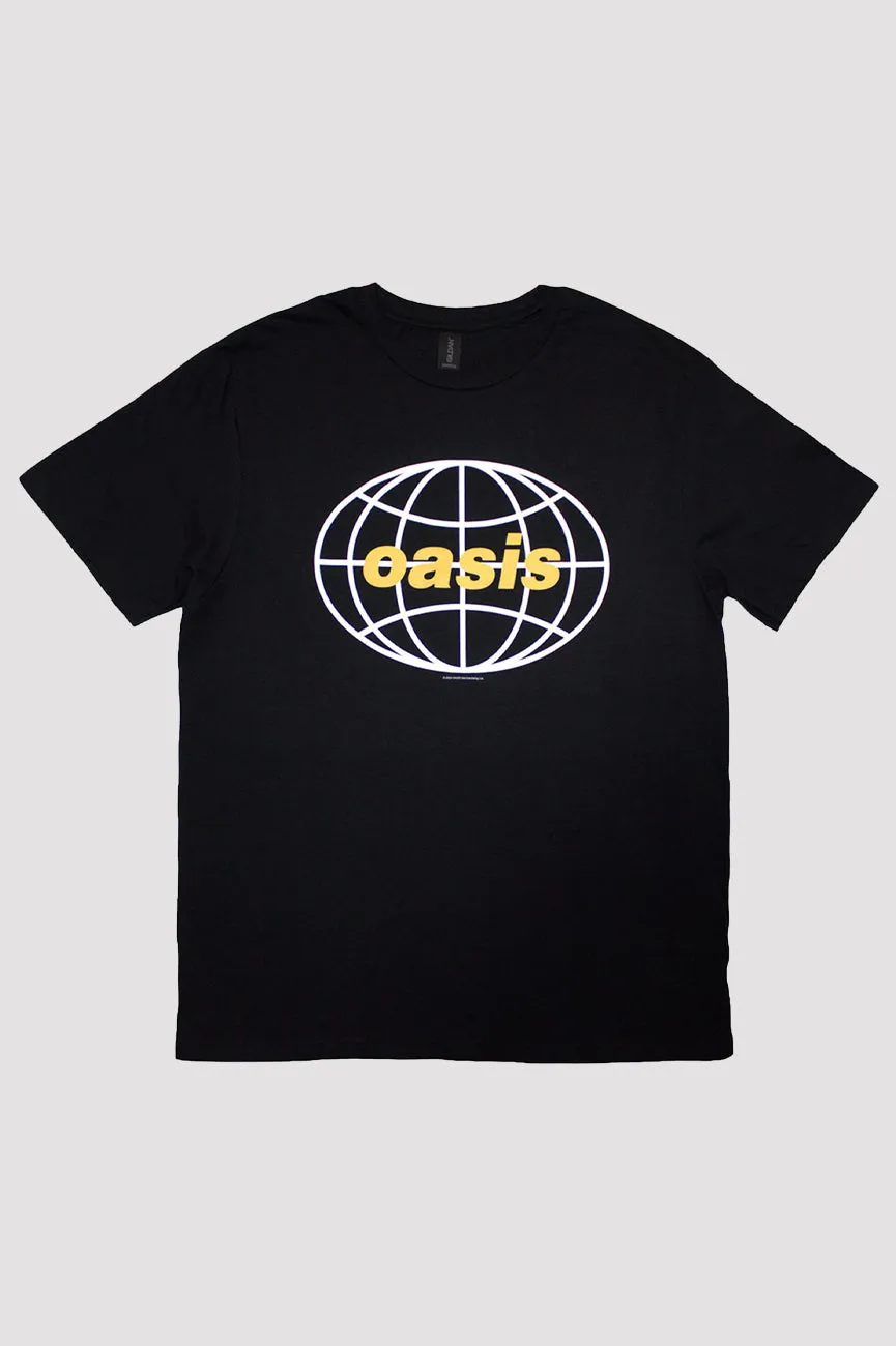 Oasis Globe Band Logo T Shirt sold by Paradiso Clothing