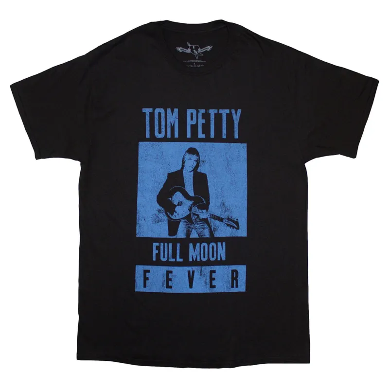 Tom Petty And The Heartbreakers Full Moon Fever Blue T Shirt sold by Paradiso Clothing