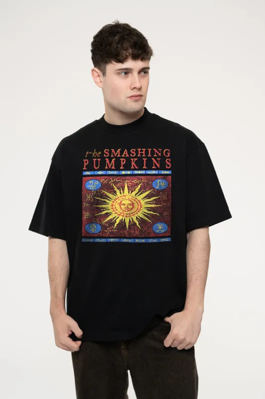 The Smashing Pumpkins Sun Logo Limited Edition 999 Only Boxy Oversized T Shirt made by Paradiso Clothing